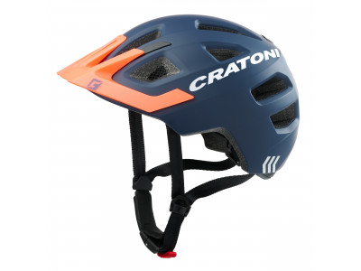 Cratoni Maxster Pro helmet, blue-orange/matt