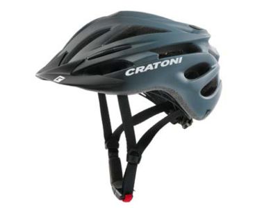 Kask dziecięcy CRATONI Pacer, czarno-szary mat