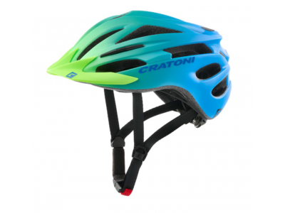 CRATONI Pacer Jr. helmet, green/blue matt