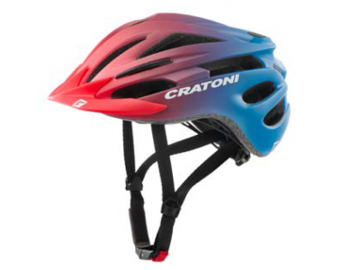 Cratoni Pacer Jr. red-blue matt helmet