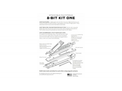 Wolf Tooth 8-BIT Kit One multikľúč, 22 funkcií