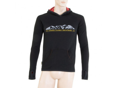 Sensor Merino Upper Mountains sweatshirt, black