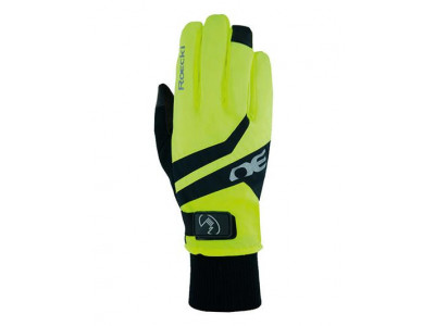 ROECKL ROCCA GTX neonově žluté cyklistické zimní rukavice