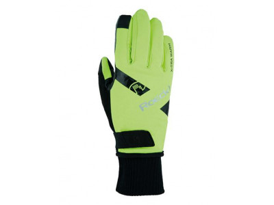 Roeckl VADUZ GTX neon yellow cycling winter gloves
