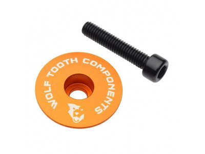 Wolf Tooth Ultralight Steuersatzkappe, orange