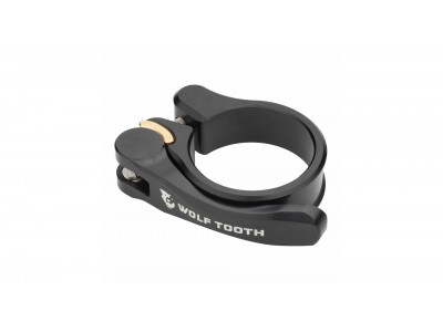 Wolf Tooth seat post clamp, 31.8 mm, black, Quick Release