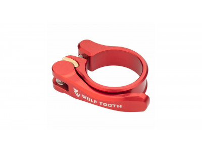 Wolf Tooth Quick Release saddle clamp, 31.8 mm, red