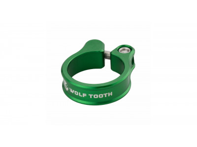 Wolf Tooth saddle clamp, 34.9 mm, green