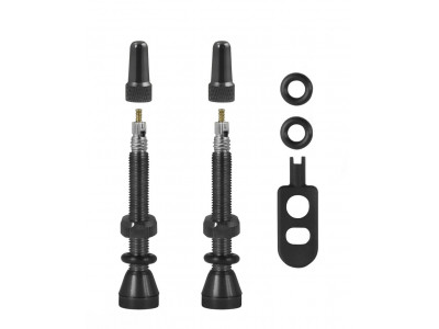 Vortex Atlas tubeless valves, presta valve 44 mm, black
