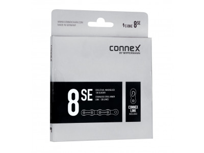 Connex 8sE 8-rýchl. reťaz pre E-BIKE, 136 článkov, strieborná