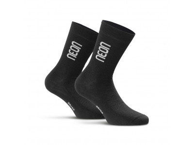 Neon 3D socks, black/white