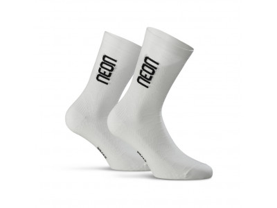 Neon 3D ponožky, bílá