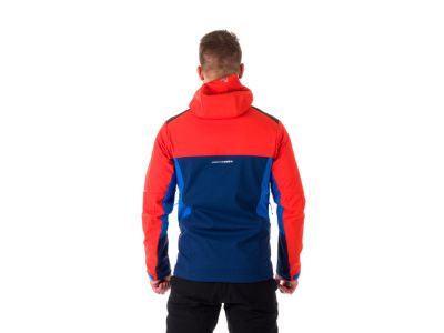 Northfinder DYLAN softshellová bunda, red/blue