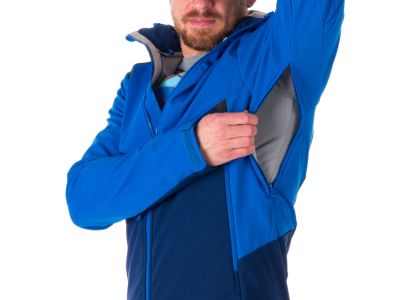 Northfinder DYLAN softshell jacket, blue/blue