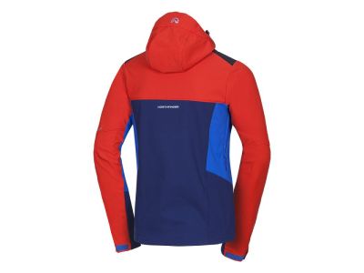 Northfinder DYLAN softshell jacket, red/blue