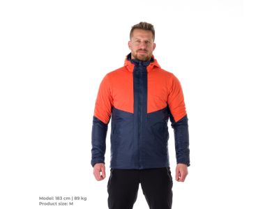 Jachetă Northfinder KASHTON, albastru/portocaliu