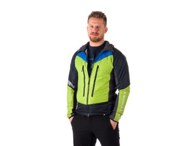 Northfinder NOLAN hibrid kabát, lime/zöld/fekete