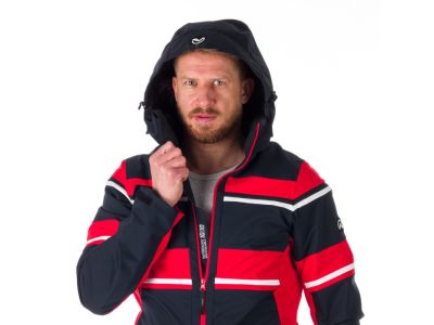 Northfinder BERNARD kabát, fekete/piros