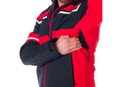 Northfinder BERNARD kabát, fekete/piros