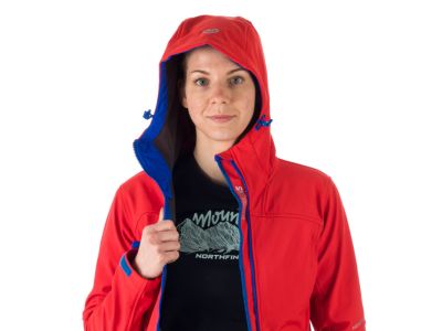 Northfinder ASHLEE women&#39;s softshell jacket, red