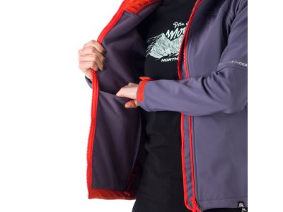 Jachetă softshell de damă Northfinder ASHLEE, violet