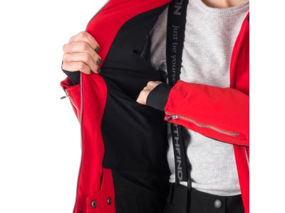 Northfinder BLANCHE női kabát, pirosfekete