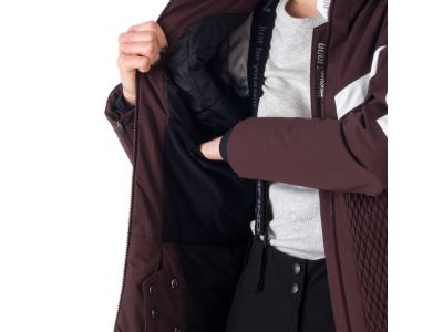 Northfinder BRANDI dámska bunda, maroonwhite