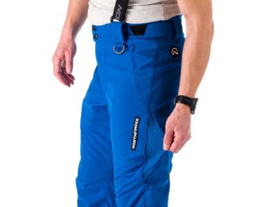 Northfinder HASSAN softshellové nohavice, modrá