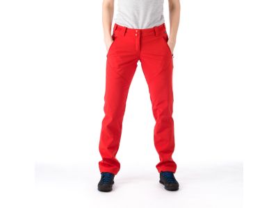 Spodnie damskie Northfinder ALESSANDRA w kolorze czerwonym