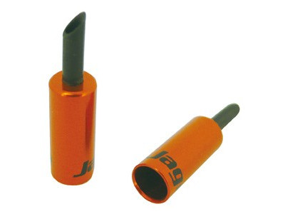 Jagwire BOT060NJ cable end with protection, Al, 5 mm, orange