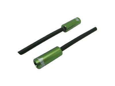 Jagwire BOT061EJ cable end with tube, 5 mm, green