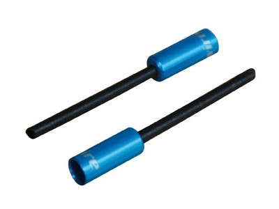 Jagwire BOT061UJ cable end with tube, 5 mm, Al, blue