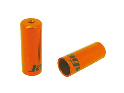 Jagwire BOT112NJ sealed end cap 4.5mm, Al, orange