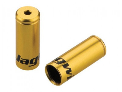 Jagwire BOT112OJ koncovka utesnená 4.5mm, Al, zlatá