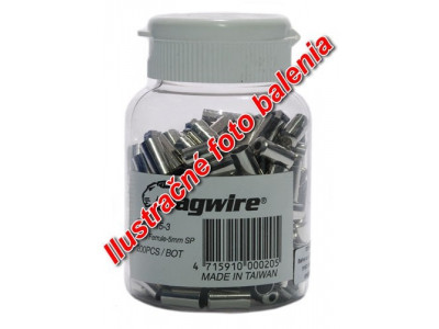 Jagwire BOT115-4H offenes Ende 4 mm, Messing schwarz