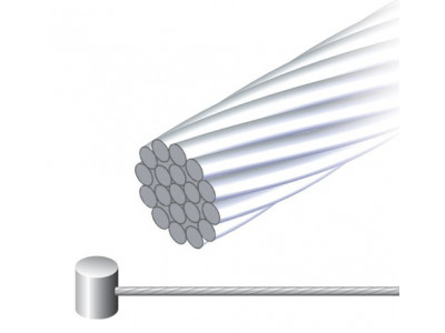 Cablu frana Jagwire MTB 1.6x2000mm, otel inoxidabil