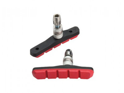 Jagwire JS908T- R brakes. Mountain Sport rubber bands, red