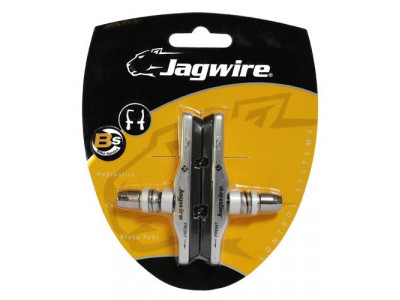 Jagwire JS91BC brakes. Mountain Pro rubber bands, silver