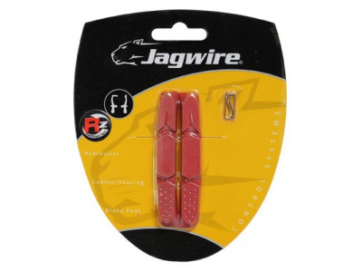 Jagwire JS91DRW spare brake pads, red