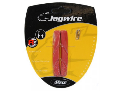 Jagwire JS935RZ brakes. rubber bands, red