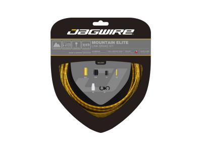 Jagwire MCK500 Mountain Elite Link brake set, articulated, black