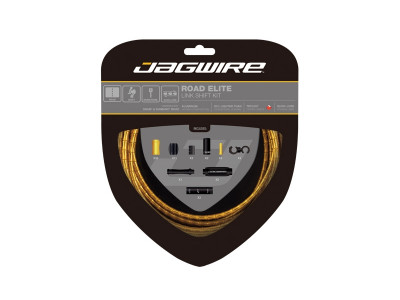 Jagwire RCK552 ROAD Elite Link gear set, road, articulated, gold