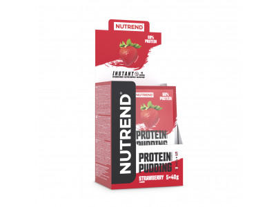 Nutrend PROTEIN PUDDING, 5 x 40 g, strawberry