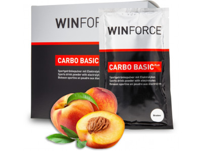 WINFORCE Carbo Basic Plus broskyňa BOX (10x60g)