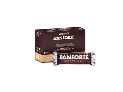 Winforce Energy sticks PANFORTE dates - almonds - cocoa BOX (5x60g)