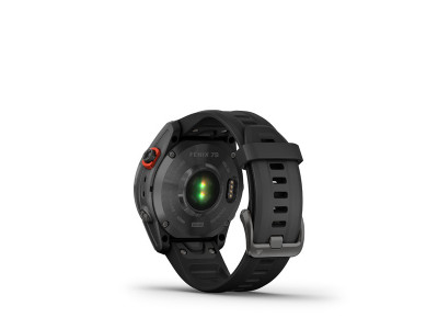 Zegarek sportowy Garmin fēnix® 7S Solar, szary/czarny pasek