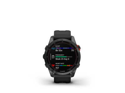Garmin fēnix® 7S Solar sportovní hodinky, slate gray/black band