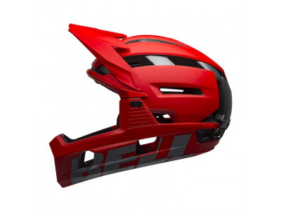 BELL Super Air R Spherical Helmet Mat Gray / Red