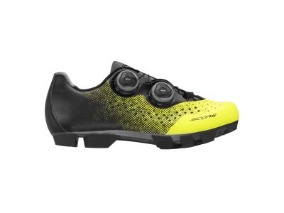 FORCE Score MTB cycling shoes, fluo/black