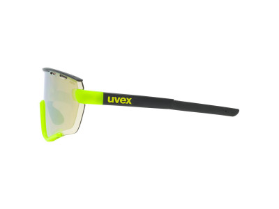 uvex Sportstyle 236 Zestaw okularów, czarne limonkowe matowe s2 / lustrzane żółte